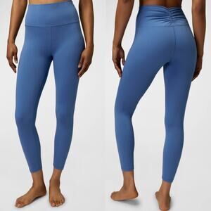 Spiritual‎ Gangster Everly Cinched-Waist 7/8 Leggings Pacific Blue Size Small